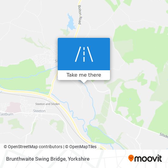 Brunthwaite Swing Bridge map