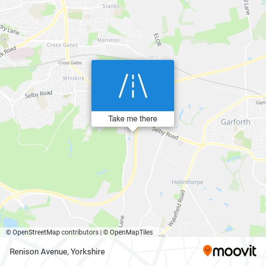 Renison Avenue map