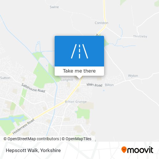 Hepscott Walk map