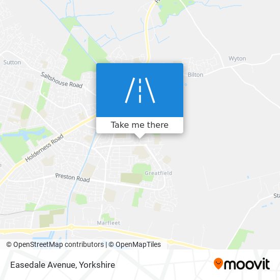 Easedale Avenue map