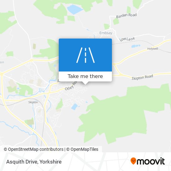 Asquith Drive map