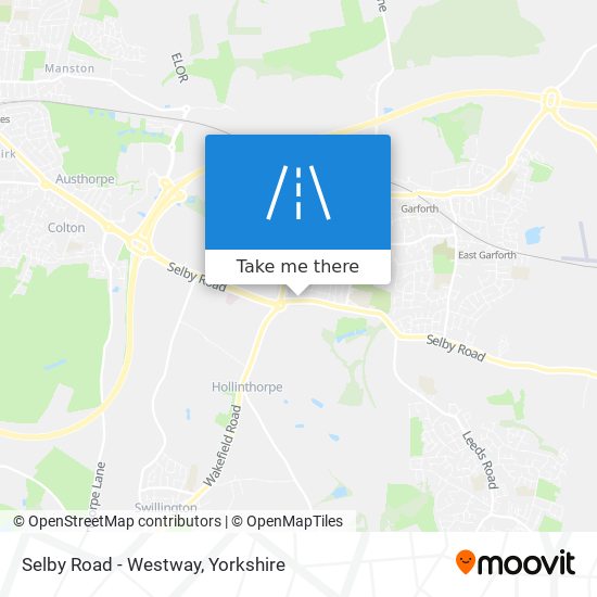 Selby Road - Westway map