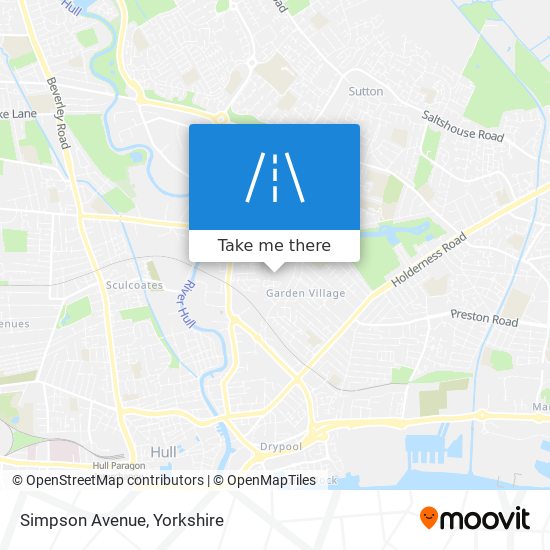 Simpson Avenue map