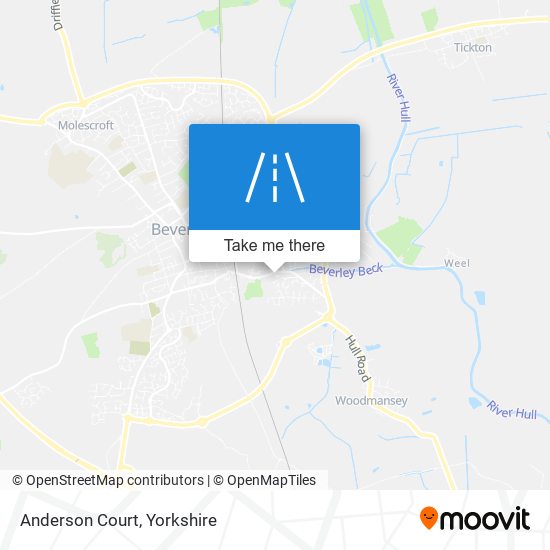 Anderson Court map