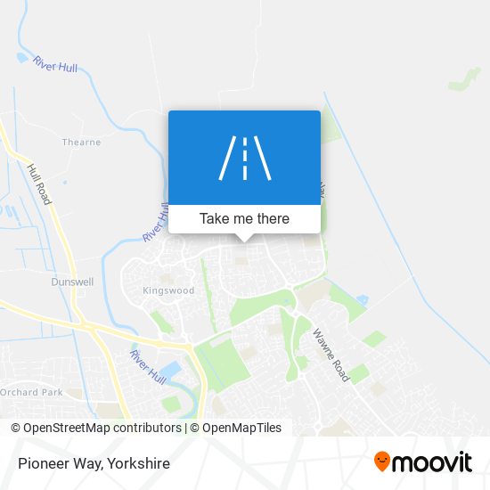 Pioneer Way map
