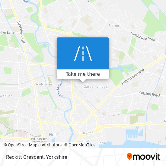 Reckitt Crescent map