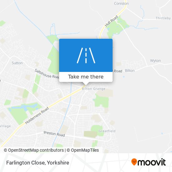 Farlington Close map