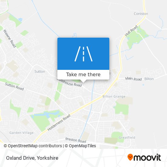 Oxland Drive map