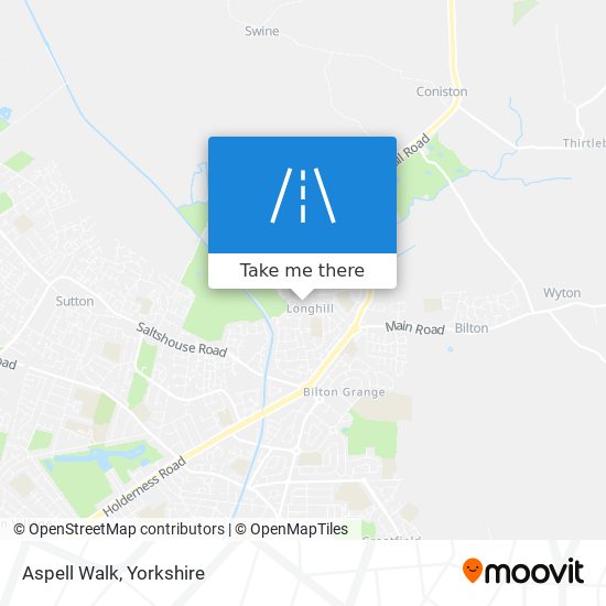 Aspell Walk map