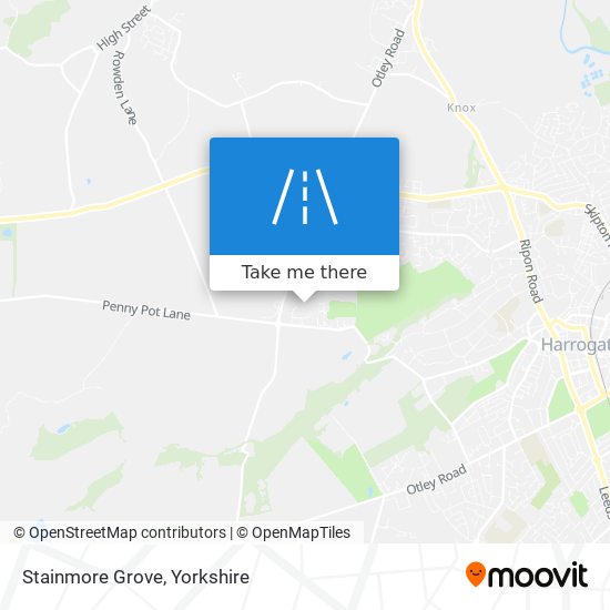 Stainmore Grove map