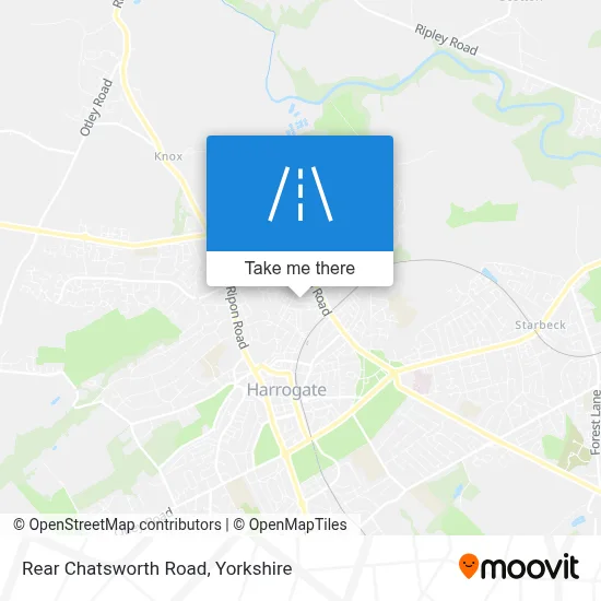 Rear Chatsworth Road map