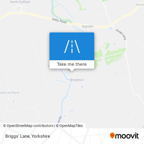 Briggs' Lane map