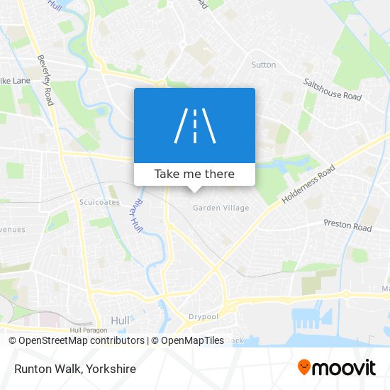 Runton Walk map