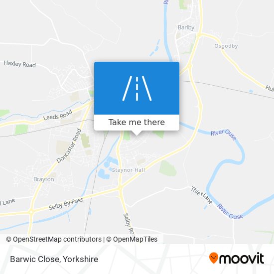Barwic Close map