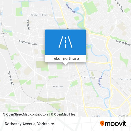 Rothesay Avenue map