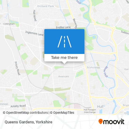 Queens Gardens map