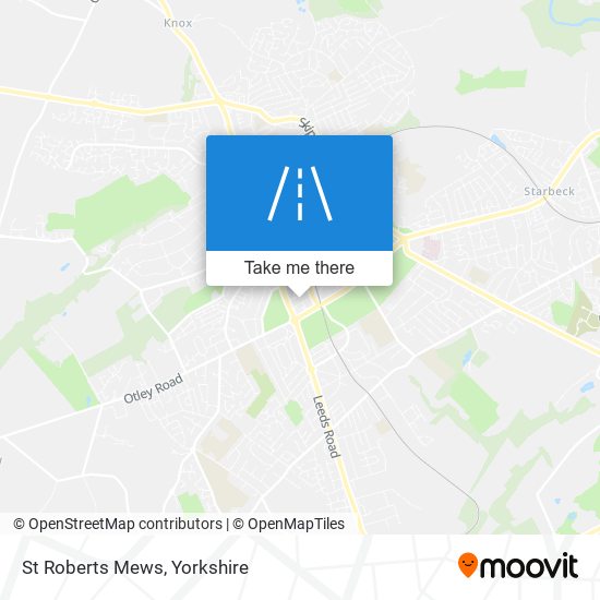 St Roberts Mews map