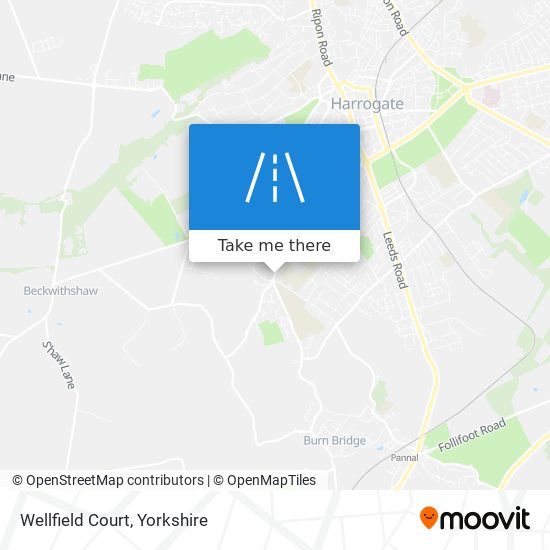Wellfield Court map