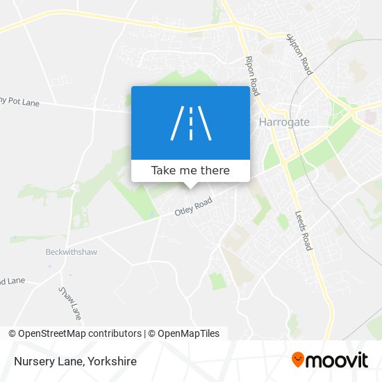 Nursery Lane map