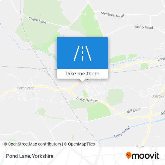 Pond Lane map