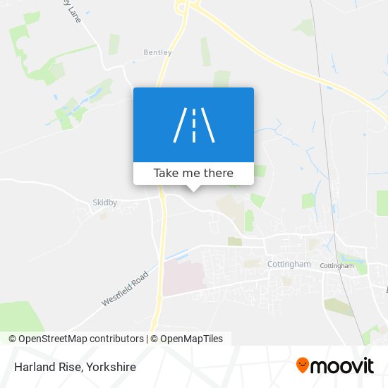 Harland Rise map