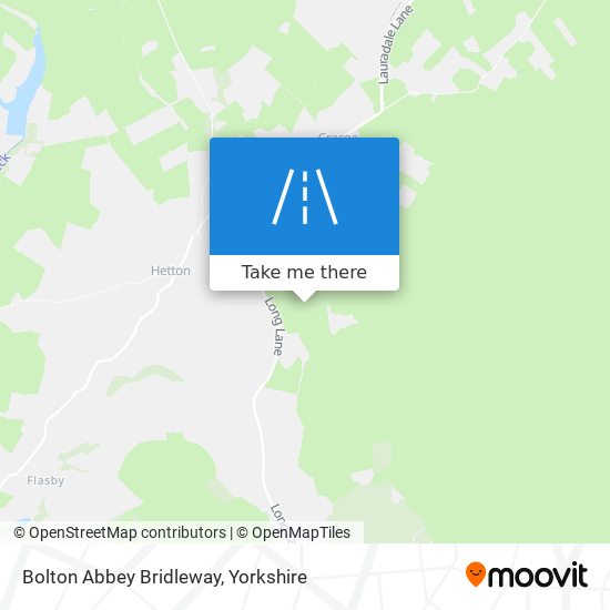 Bolton Abbey Bridleway map