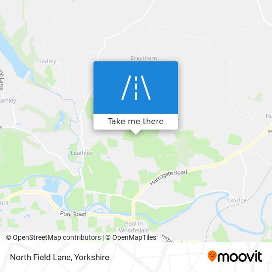 North Field Lane map