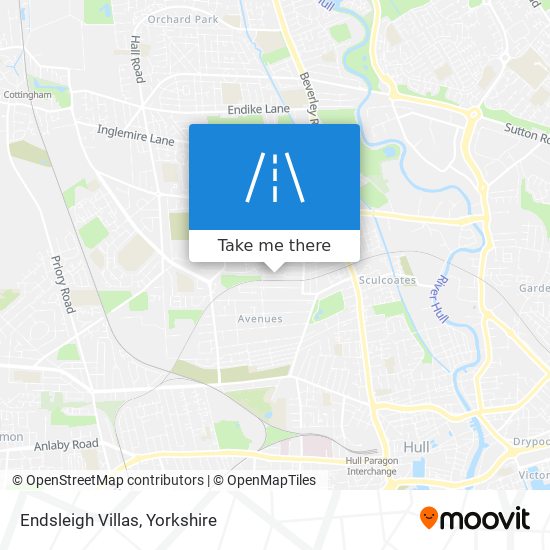 Endsleigh Villas map