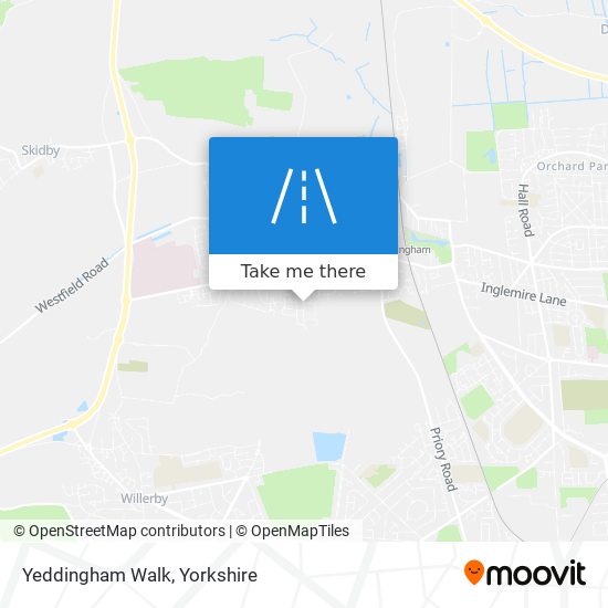 Yeddingham Walk map