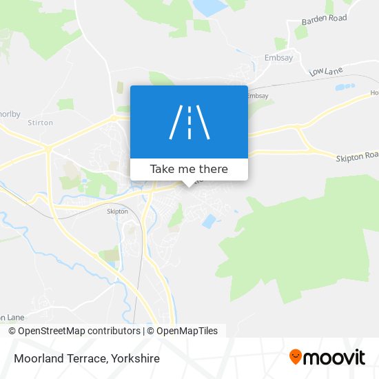 Moorland Terrace map