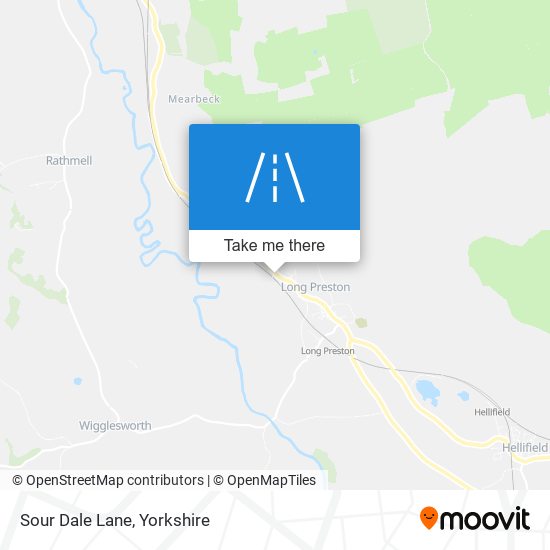 Sour Dale Lane map