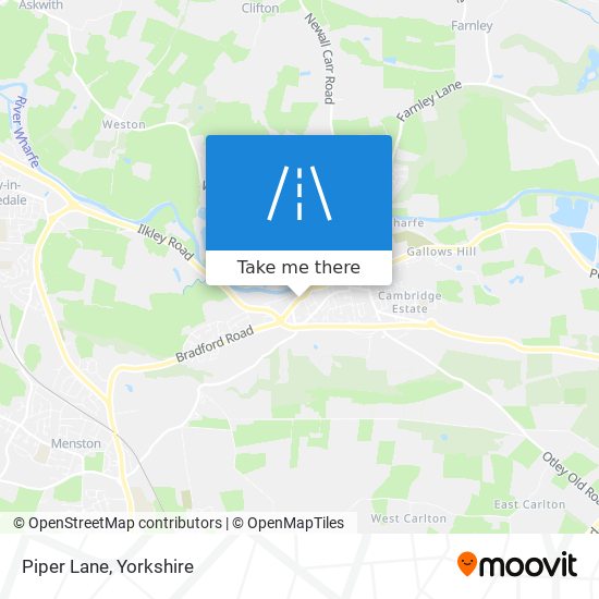 Piper Lane map
