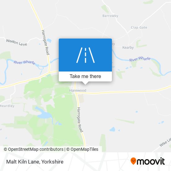 Malt Kiln Lane map