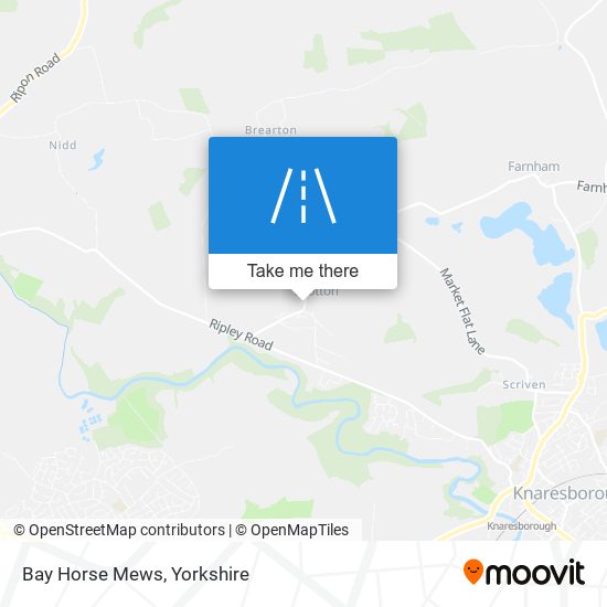 Bay Horse Mews map