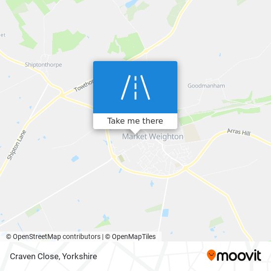 Craven Close map