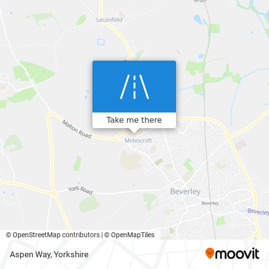 Aspen Way map