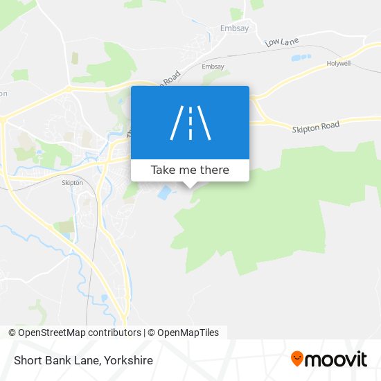 Short Bank Lane map
