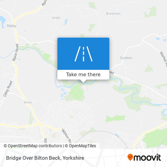 Bridge Over Bilton Beck map
