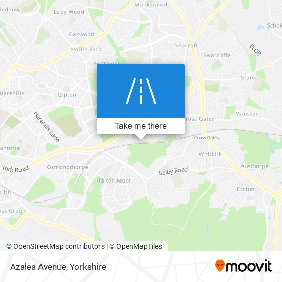 Azalea Avenue map