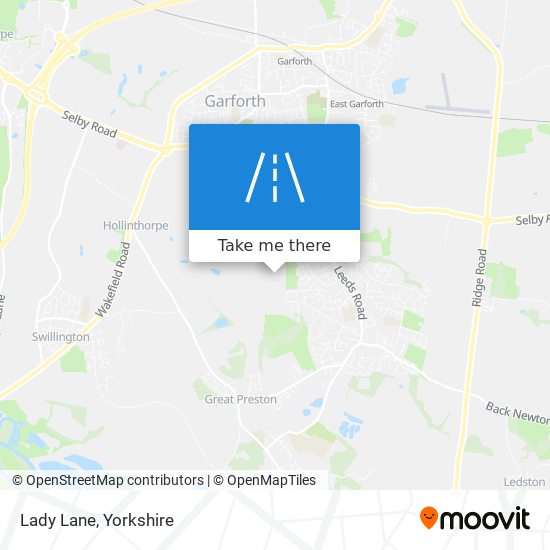 Lady Lane map