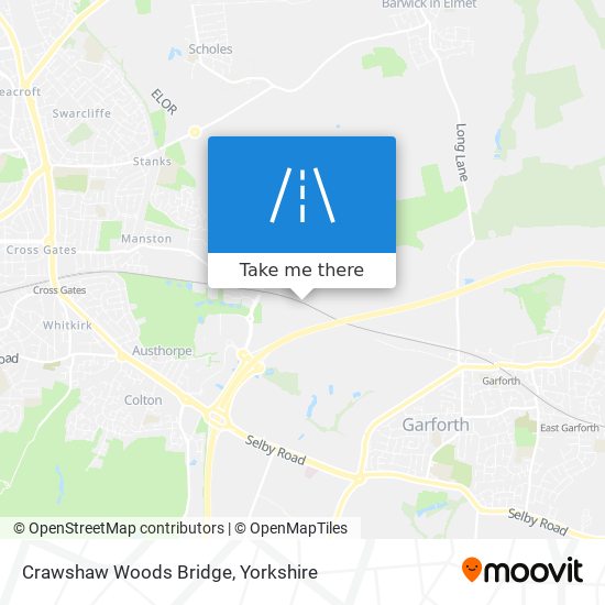 Crawshaw Woods Bridge map