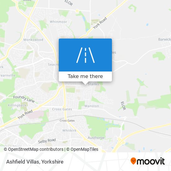 Ashfield Villas map