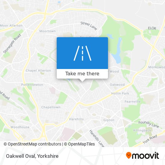 Oakwell Oval map