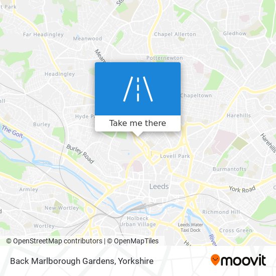 Back Marlborough Gardens map