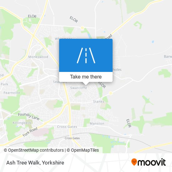 Ash Tree Walk map