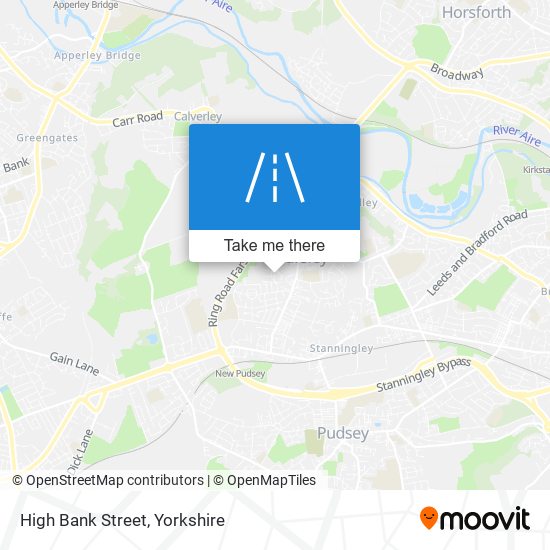 High Bank Street map