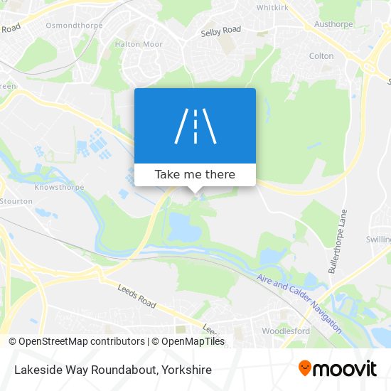Lakeside Way Roundabout map
