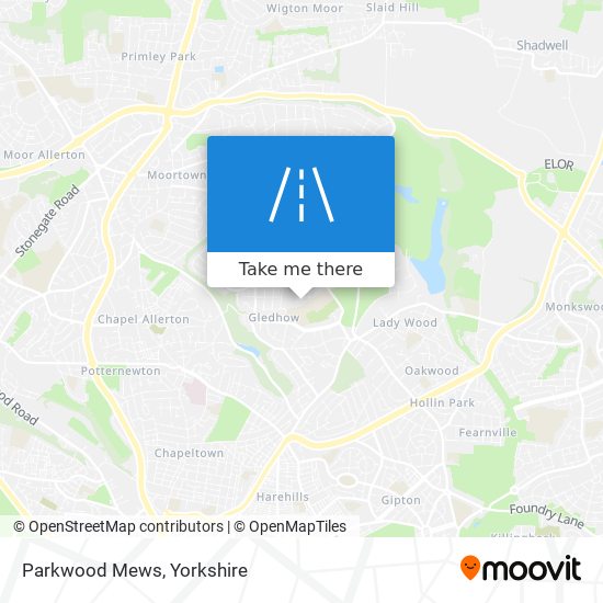 Parkwood Mews map
