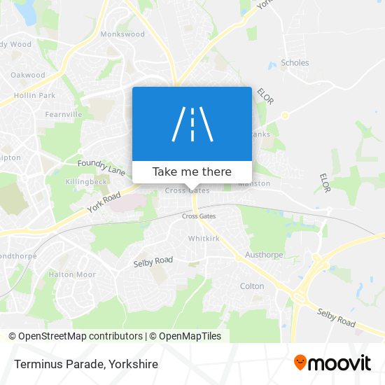 Terminus Parade map