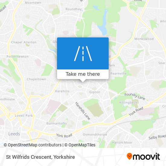St Wilfrids Crescent map